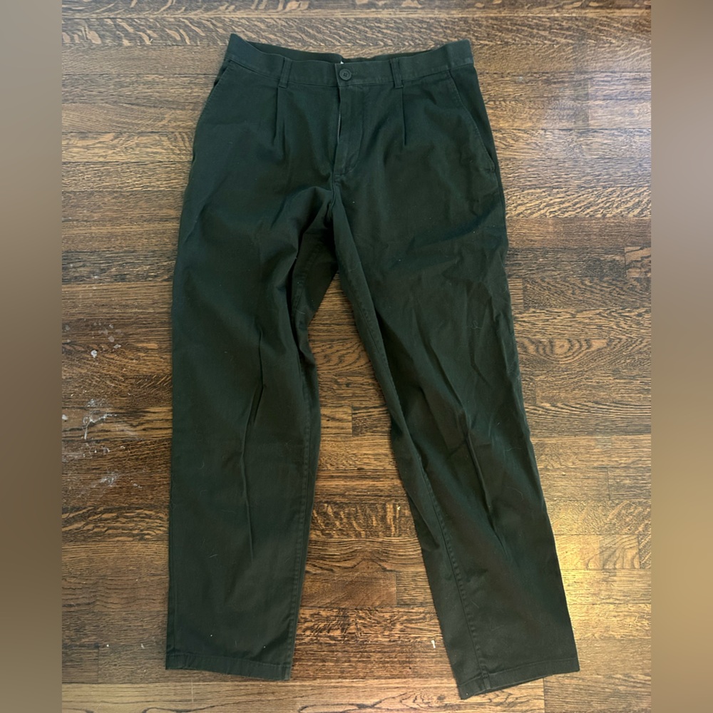 COS Dark Green Chinos